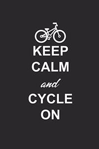 Keep Calm and Cycle on