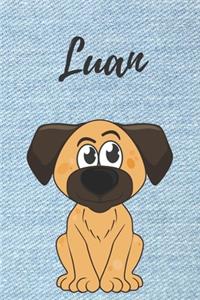 Personalisiertes Notizbuch - Hunde Luan