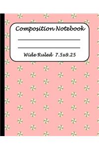 Wide Ruled Composition Notebook