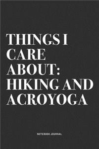 Things I Care About