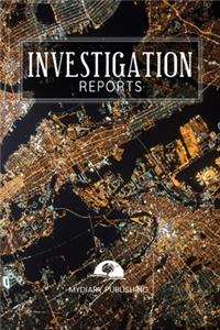 Investigation Reports Journal, Notebook. Format 6