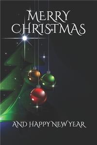 Merry Christmas, Santa Claus, Notebook, Journal, Diary - One Subject - 120 Pages