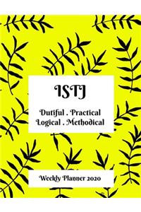 ISTJ Weekly Planner