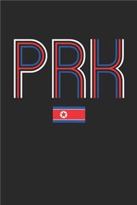 Vintage North Korea Notebook - North Korea Diary - Retro North Korean Flag Journal - North Korea Gifts