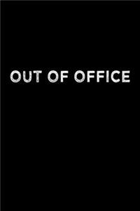 Out of Office Travel Meme Notebook