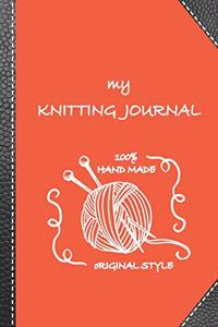 My knitting journal