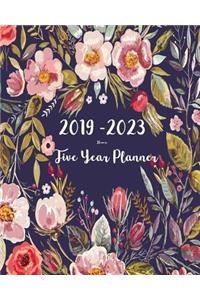2019-2023 Five Year Planner- Flower