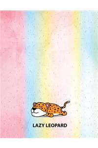 Lazy leopard