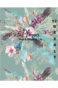 Planner 52 Weekly Meal & Shopping List