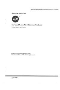 Survey of NASA V and V Processes/Methods