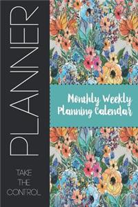 Monthly Weekly Planning Calendar