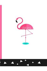 Flamingo College Lined Notebook