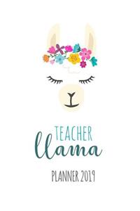 Teacher Llama Planner 2019