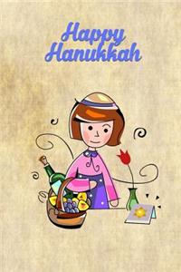 Happy Hanukkah: Versatile Hanukkah Holiday Notebook Journal Gift for Friends and Family