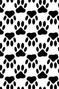 Up and Down Dog Paw Prints