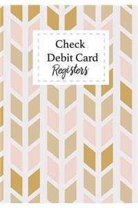 Registers Check Debit Card