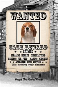 Beagle Dog Wanted Poster