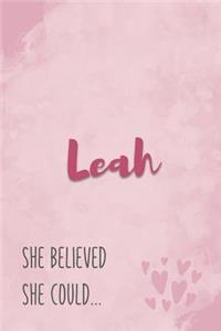 Leah She Believe She Could