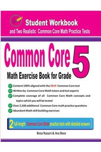 Common Core Math Exercise Book for Grade 5