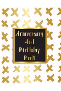 Anniversary And Birthday Book