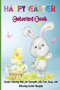 Happy Easter Coloring Book