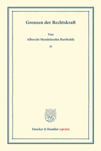 Grenzen Der Rechtskraft
