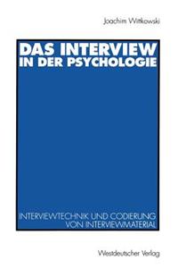 Das Interview in der Psychologie