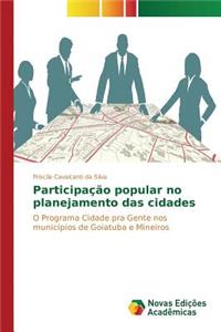Participação popular no planejamento das cidades