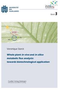Whole plant in vivo and in silico metabolic flux analysis