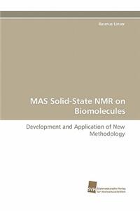 Mas Solid-State NMR on Biomolecules