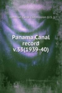 Panama Canal record