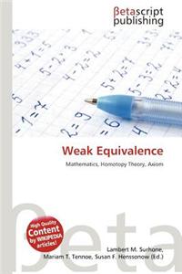 Weak Equivalence