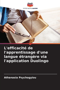 L'efficacité de l'apprentissage d'une langue étrangère via l'application Duolingo