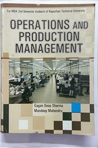 OPERATIONS AND PRODUCTION MANAGEMENT