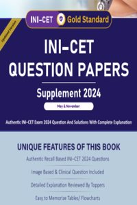 INI CET Solved Question Latest Papers PYQs with Expert Explanations and Solutions Book Supplement
