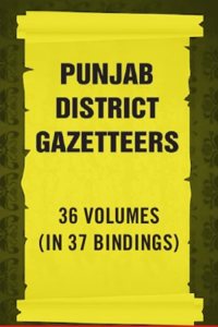 Punjab District Gazetteers 36 Vols. Set in 37 Bindings [Hardcover]