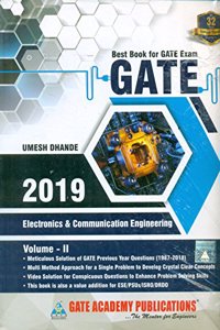 GATE 2019: Electronics & Communication Engineering - Solved Papers (32 Years) VOLUME-02