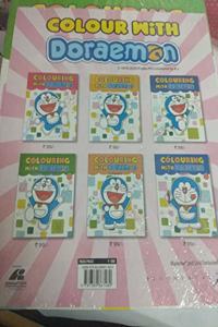 COLOUR WITH DORAEMON 6 TITLES SET