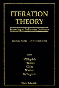 Iteration Theory - Proceedings Of The European Conference