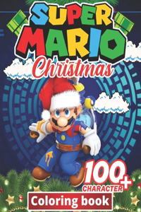 Super mario Christmas Coloring Book