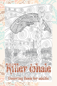 Killer whale - Coloring Book for adults