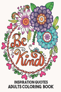 Inspiration Quotes Adults Coloring Book