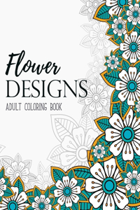 Flower Designs Coloring Book