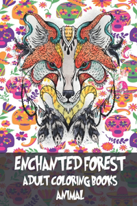 Adult Coloring Books Enchanted Forest - Animal