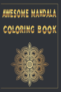 Awesome Mandala Coloring Book