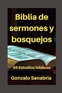 Biblia de sermones y bosquejos