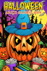 Halloween Coloring Book For Adults