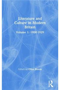 Literature and Culture in Modern Britain: Volume 1