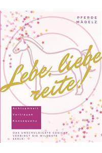 Notizbuch, Planer, Organizer-Pferdetraining