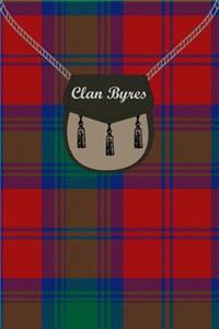 Clan Byres Tartan Journal/Notebook